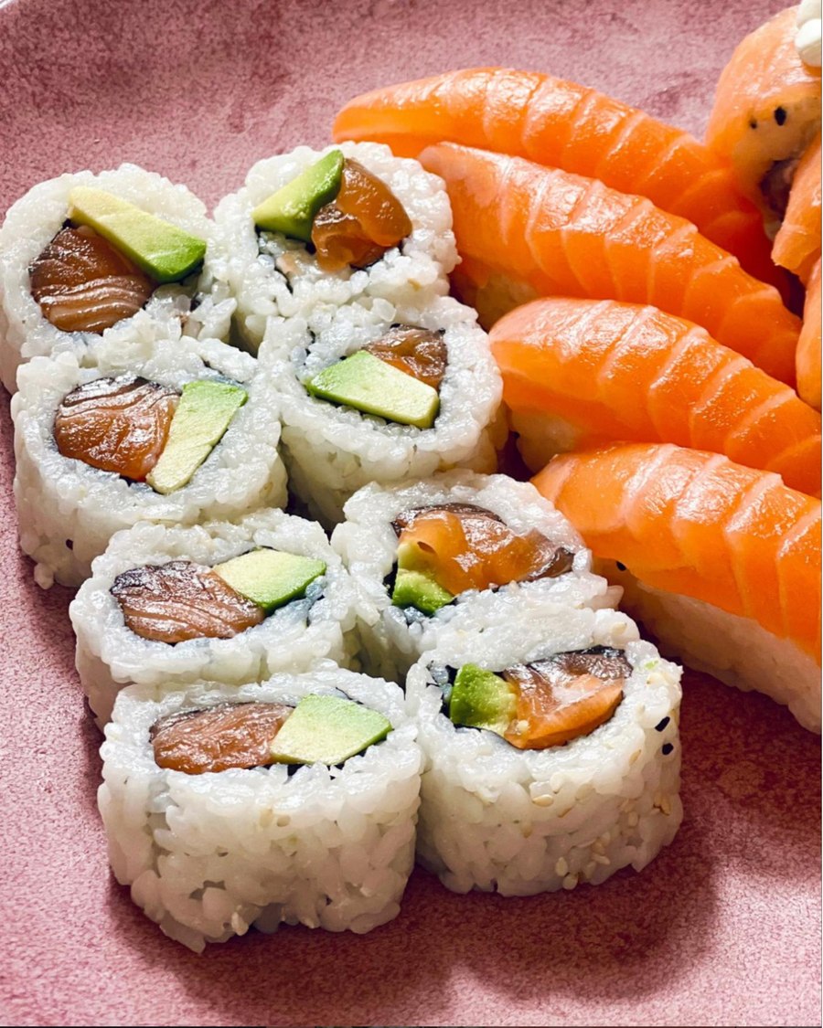 Publication Instagram Hanami, sushis maison